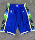 Milwaukee Bucks Nets City Edition Shorts 22/23