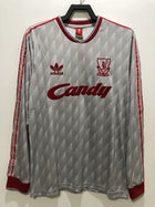 Camiseta Retro Manga Larga de Visitante Liverpool 1989/91