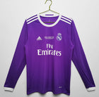 Real Madrid 2016∕17 Retro Long Sleeve Away Shirt