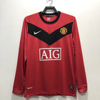 Manchester United 2010 Home Retro Long Sleeve Shirt