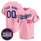 Camiseta rosa Dodgers x Takashi Murakami Tokyo Series 2025
