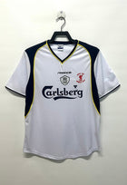 Camiseta retro de visitante del Liverpool 2001/02