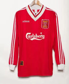 Camiseta retro de local de manga larga Liverpool 1995/96