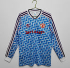 Manchester United 90/91 Away Retro Long Sleeve Shirt