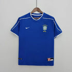 Brazil 1998 Retro Blue Shirt
