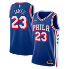 LeBron James Philadelphia 76ers Jersey - Icon Edition - Royal