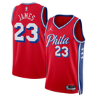 LeBron James Philadelphia 76ers Swingman Jersey - Association - White