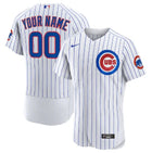 Camiseta blanca auténtica de los Chicago Cubs