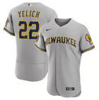 Milwaukee Brewers Authentic Gray Jersey