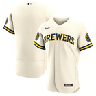 Milwaukee Brewers Authentic Cream Jersey