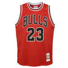 Camiseta roja de Michael Jordan de los Chicago Bulls 85/86