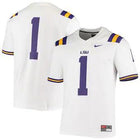NCAA LSU Tigers White Jersey