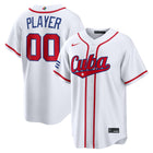Camiseta de Béisbol Blanca de Cuba para el Clásico Mundial de Béisbol 2026 de Estadio Local